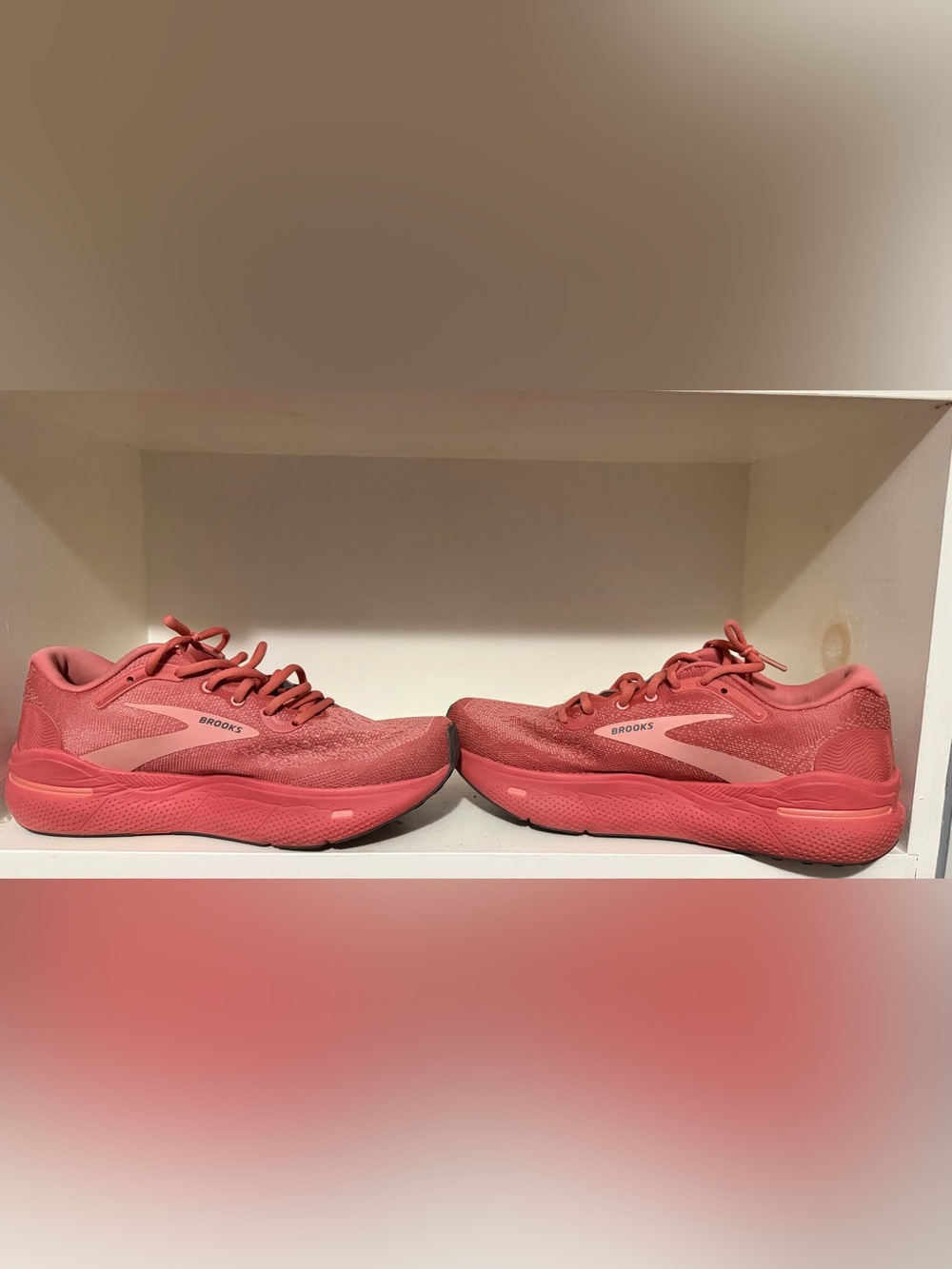 Brooks Coral-Red Women's Running Sneakers